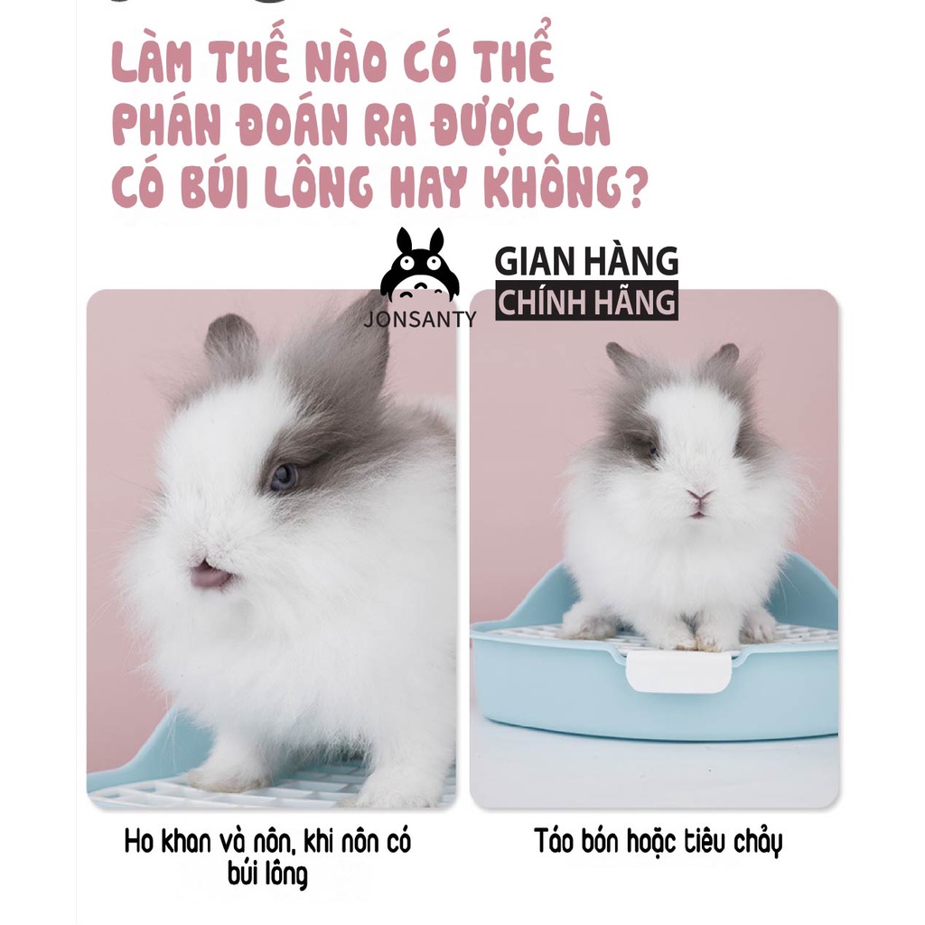Gell dinh dưỡng cho thỏ bổ sung vitamin khoáng chất thương hiệu JONSANTY giải quyết vấn đề búi lông cst332