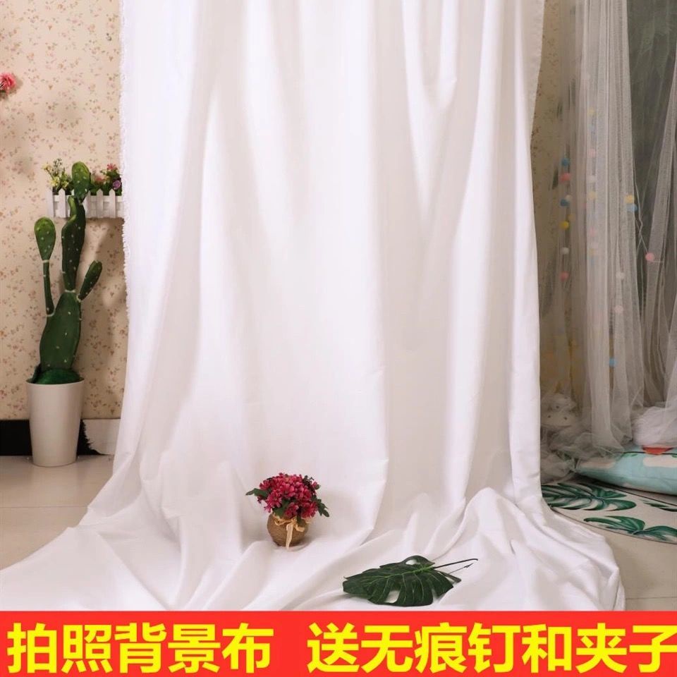 Bộ Vải Treo Tường Màu Trắng Dùng Trang Trí Phông Nền Chụp Ảnh Dành Cho Trẻ Em