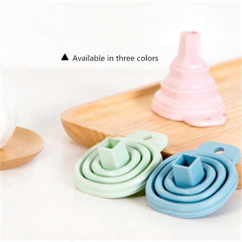 Phễu Silicone Có Thể Gấp Gọn Tiện Lợi Cho Nhà Bếp