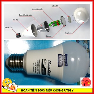 bóng đèn led 12W Rạng Đông cao cấp