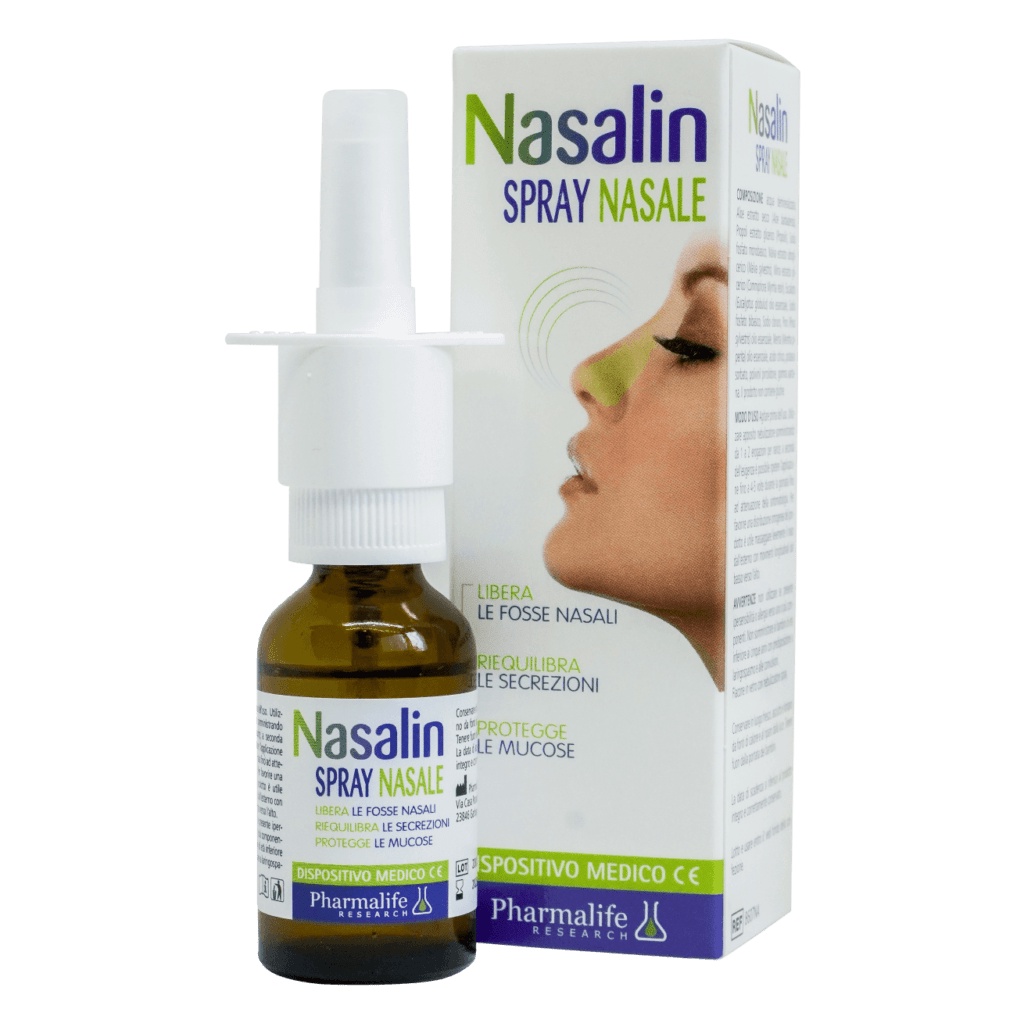 Dung Dịch Xịt Mũi Fitobimbi Nasalin Spray Nasale Giúp Làm Sạch Mũi, Giảm Tiết Dịch, Bảo Vệ Niêm Mạc Mũi (Chai 20ml)
