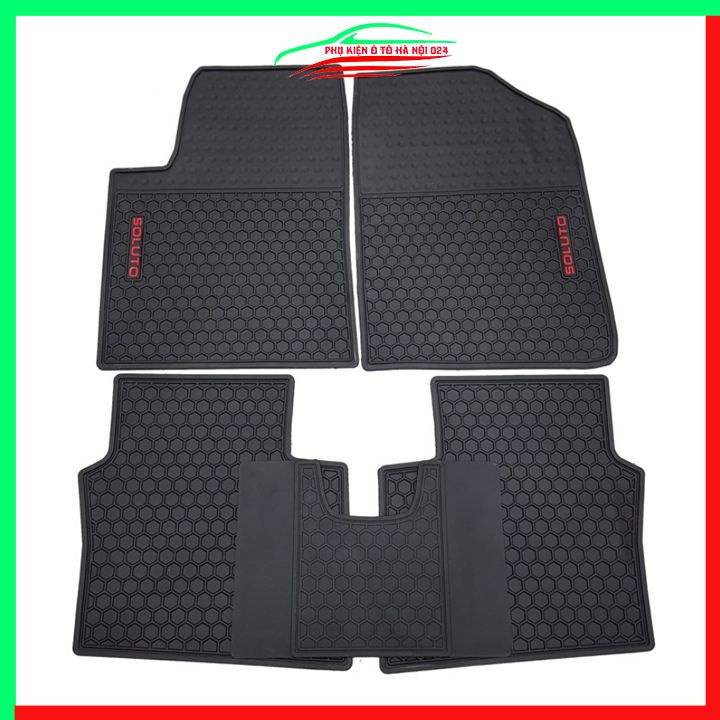Thảm lót sàn cao su cho xe SOLUTO 2021-2022 hàng chuẩn theo xe chịu lực tốt