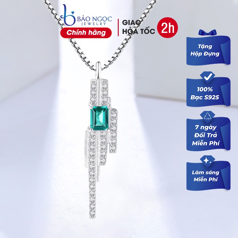 Dây Chuyền Bạc Nữ Hoàng Tộc Cao Cấp M1450-Bảo Ngọc Jewelry