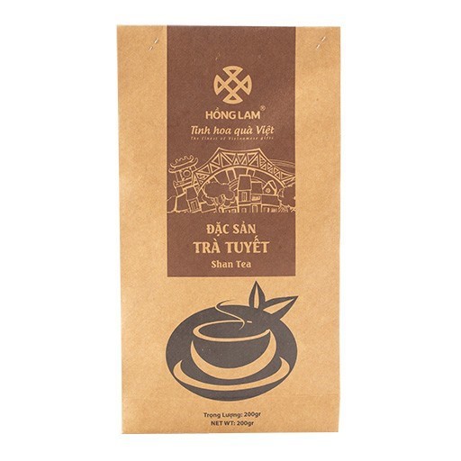 Đặc sản chè (trà) tuyết Hồng Lam, dạng gói (200gr, 500gr). Hương vị ngọt hậu