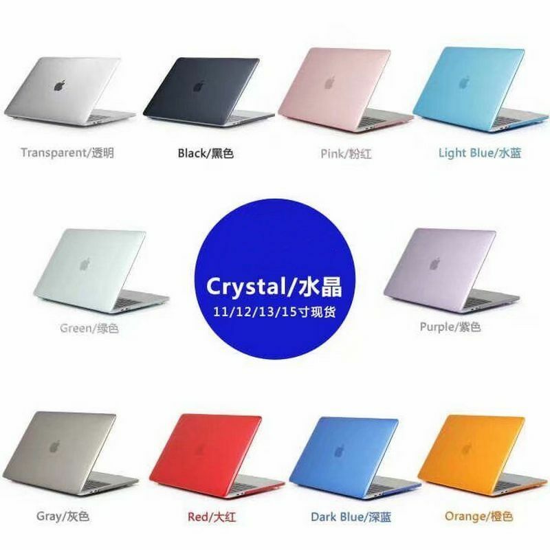 Laptop Case For Apple MacBook Air 13 A1932 A2179 A2337 M1 Chip 2018-2020 Crystal Hard PC Sleek Form Protection Case