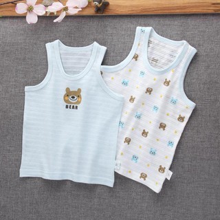 Set 2 áo ba lỗ bé trai bé gái