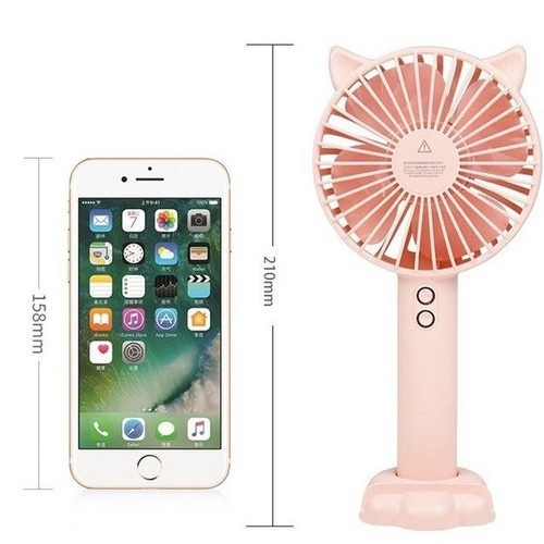 Quạt Cầm Tay Mini N10 Handy Fan 3in1 - Quạt - Đèn - Giá Đỡ Điện Thoại