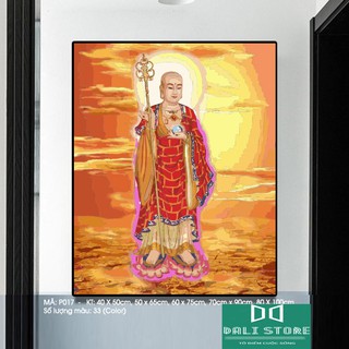 Tranh Sơn Dầu Số Hóa T Art Phật P017 Đã Căng Khung Sẵn
