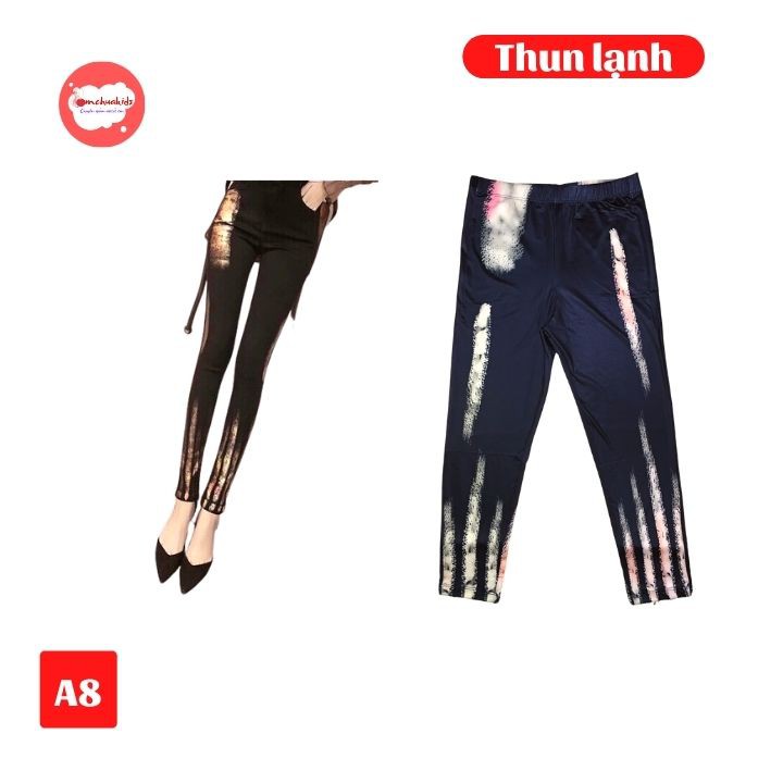 Quần legging dài cho bé gái từ 09-55kg- Quần leggin - thun ôm thoải mái cho bé - Tomchuakids.