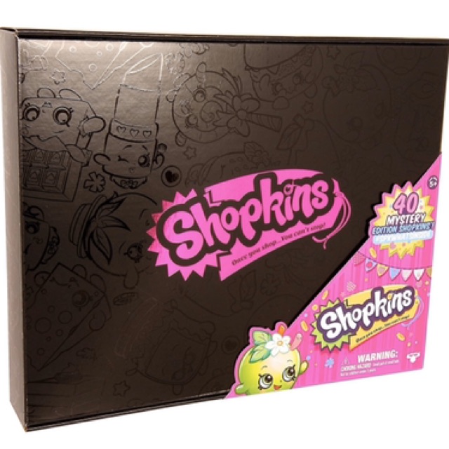 Hộp đồ chơi 40 shopkins