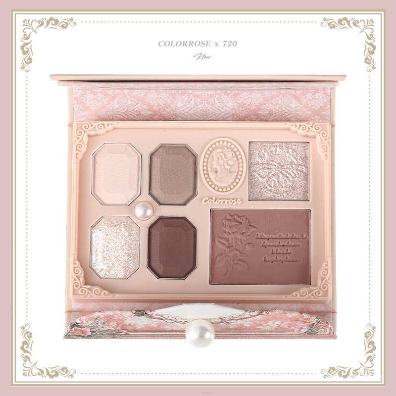 Bảng phấn mắt/má hồng COLORROSE không phai màu cho học sinh