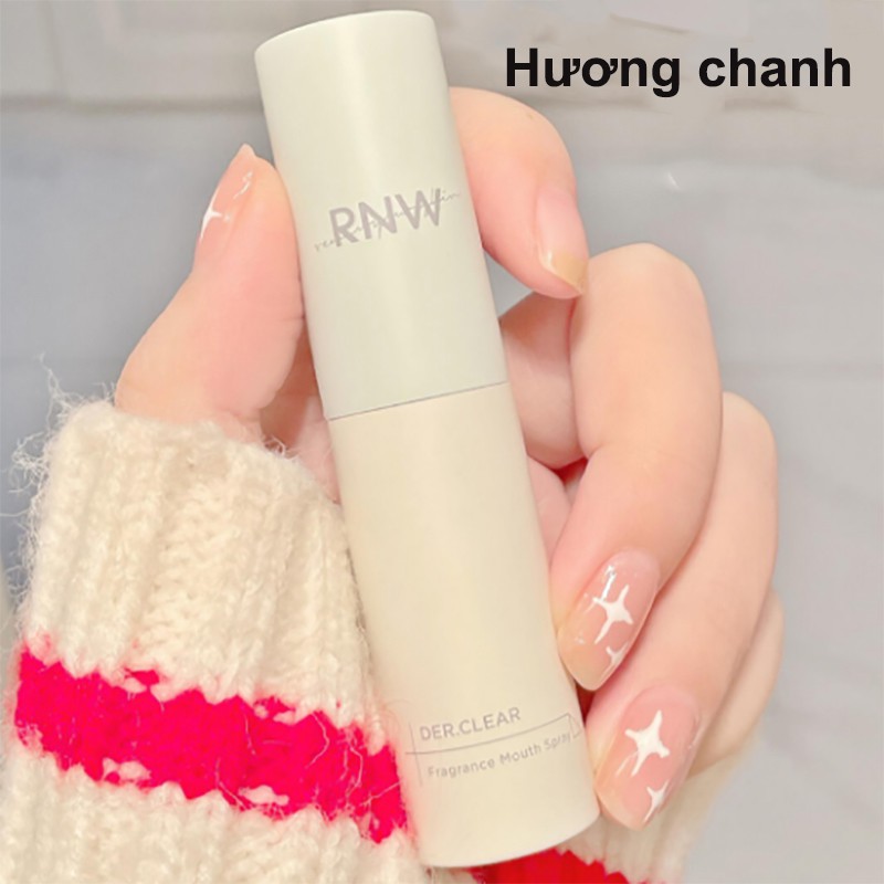 Bình xịt thơm miệng Rnw lâu phai thoáng khí tươi mát và nhỏ gọn dành cho nam và nữ