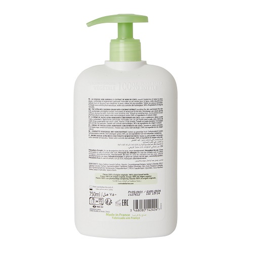 [Tặng dầu xả trong deal sốc] Sữa tắm dưỡng sáng da Corine de Farme tinh chất Tahitian Monoi 750ML