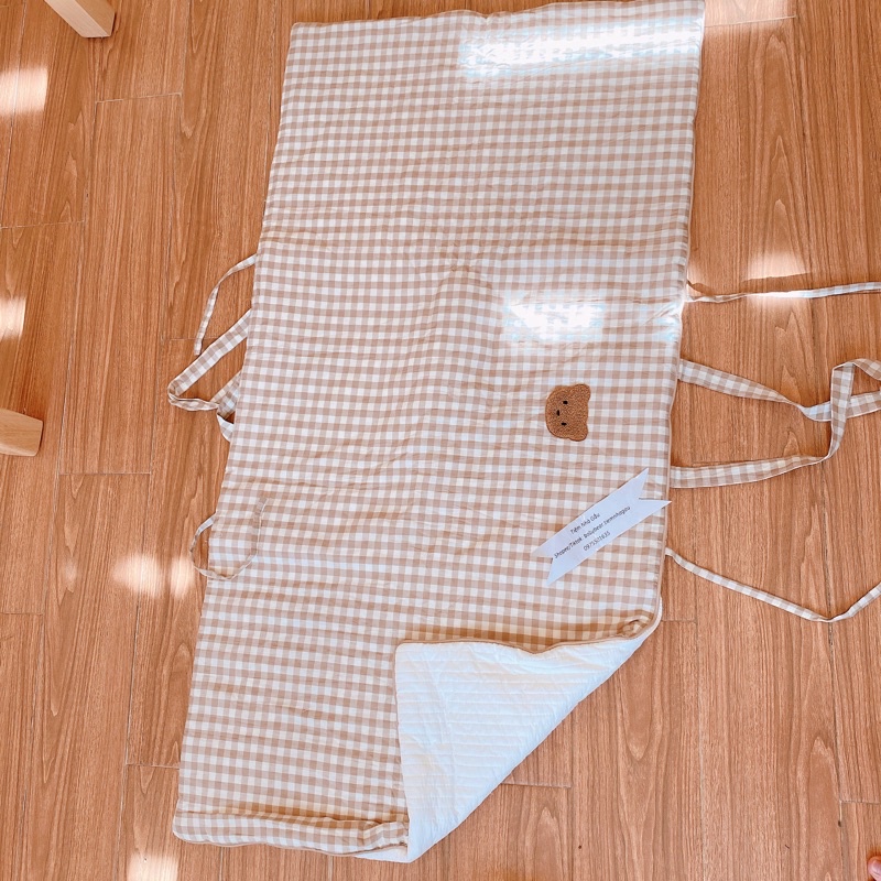 Nệm cuốn Hàn Quốc hình gấu gấp gọn chính hãng cho bé 60x120cm