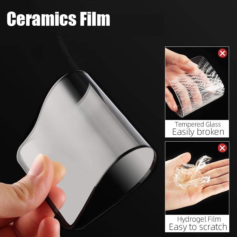 Cường lực dẻo chống vỡ Cho iPhone 11 12 13 14 15 Pro Max X XS XR 6 6S 7 8 Plus SE siêu mỏng mài vát cạnh cảm ứng mượt