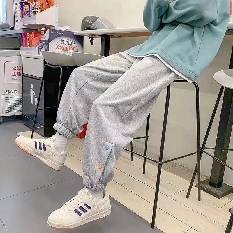 Quần Thể Thao Ống Suông Rộng Thời Trang Hàn Quốc Đơn Giản Dễ Phối Đồ Cho Nam/Size M-5xl
