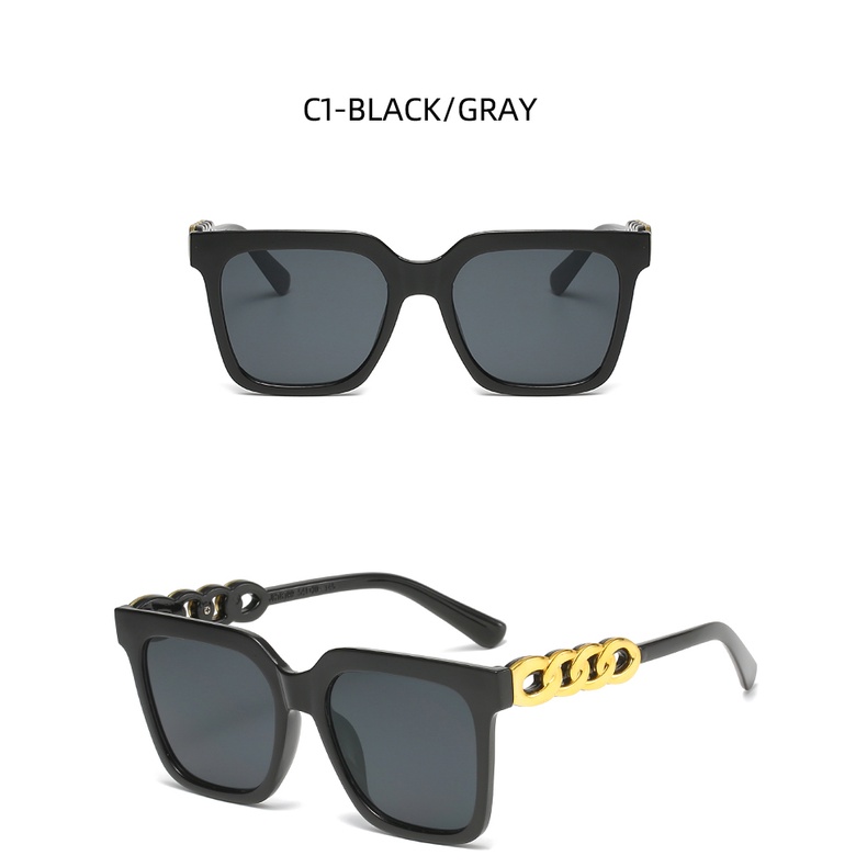 Kính Mát Gọng Vuông Lớn Phong Cách retro Thời Trang 2022