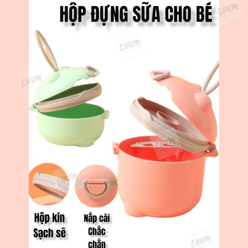 Hộp đựng sữa , hộp chia sữa, đồ ăn cho bé mang ra ngoài C2