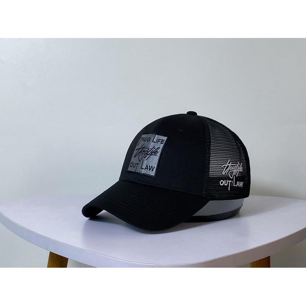 (NEW2022) Nón kết, mũ lưỡi trai Thuglife phối lưới vải Kaki chuẩn thời trang (ẢNH THẬT).