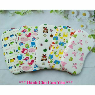 Gối cao su non chống bẹp đầu cho bé