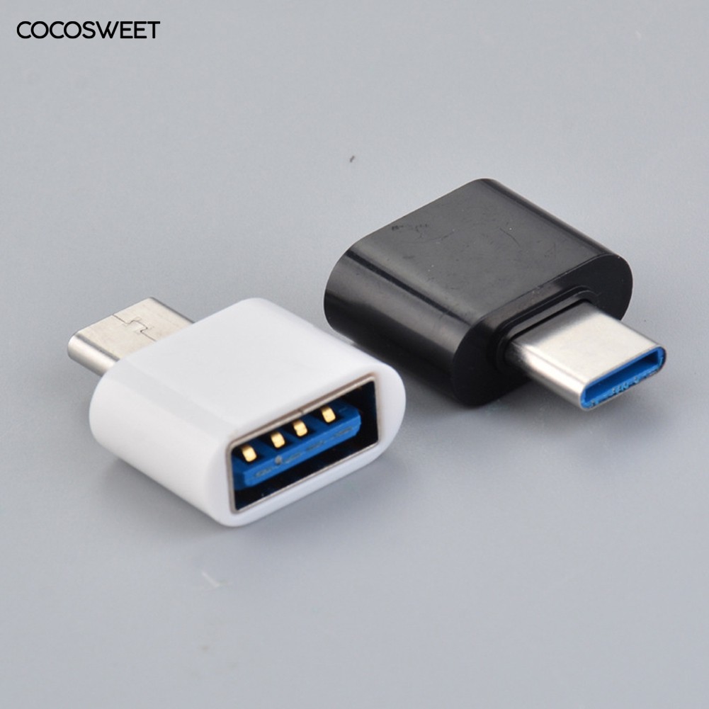 Set 2 Đầu Chuyển Đổi Tốc Độ Cao Type C Sang Usb Otg Chuyên Dụng Cho Chuột Máy Tính