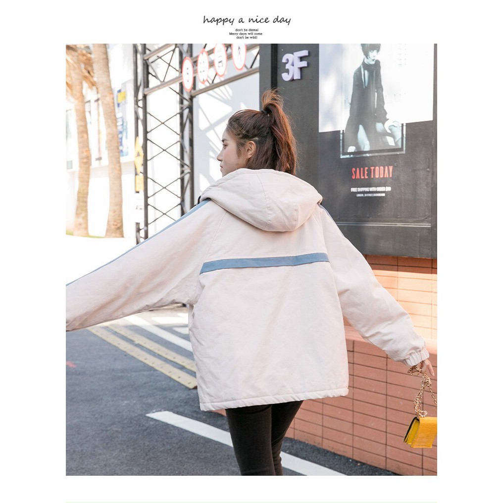 [Mã FAMAYWA giảm 10K đơn 50K] áo khoác nữ dù lót thun cotton siêu xinh 189 | BigBuy360 - bigbuy360.vn