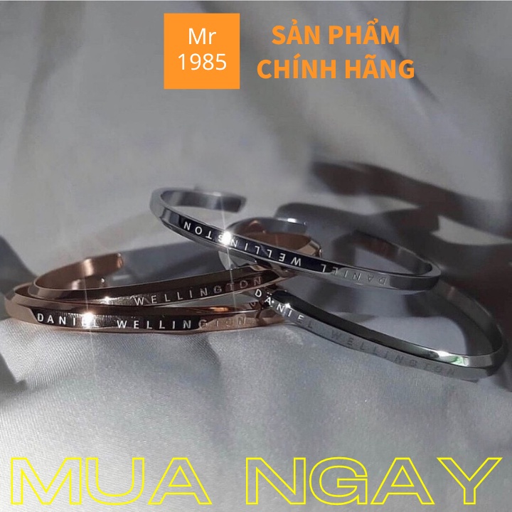 Vòng tay C cuff classic freesize không phai màu thép titan thời trang cá tính