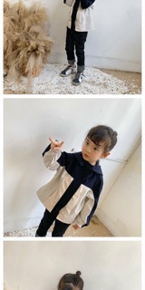 Áo khoác phối màu cute cho bé