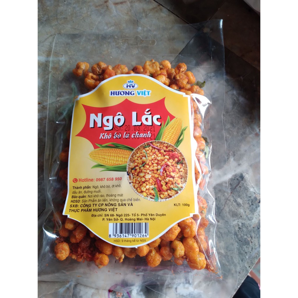 Ngô cay lắc bò Ăn vặt ngon Hà Nội 100g