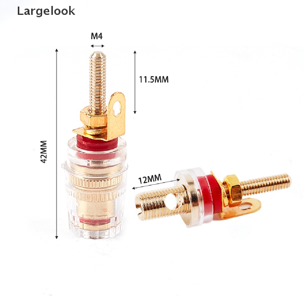 Cáp Loa Mạ Vàng 4mm Chất Lượng Cao