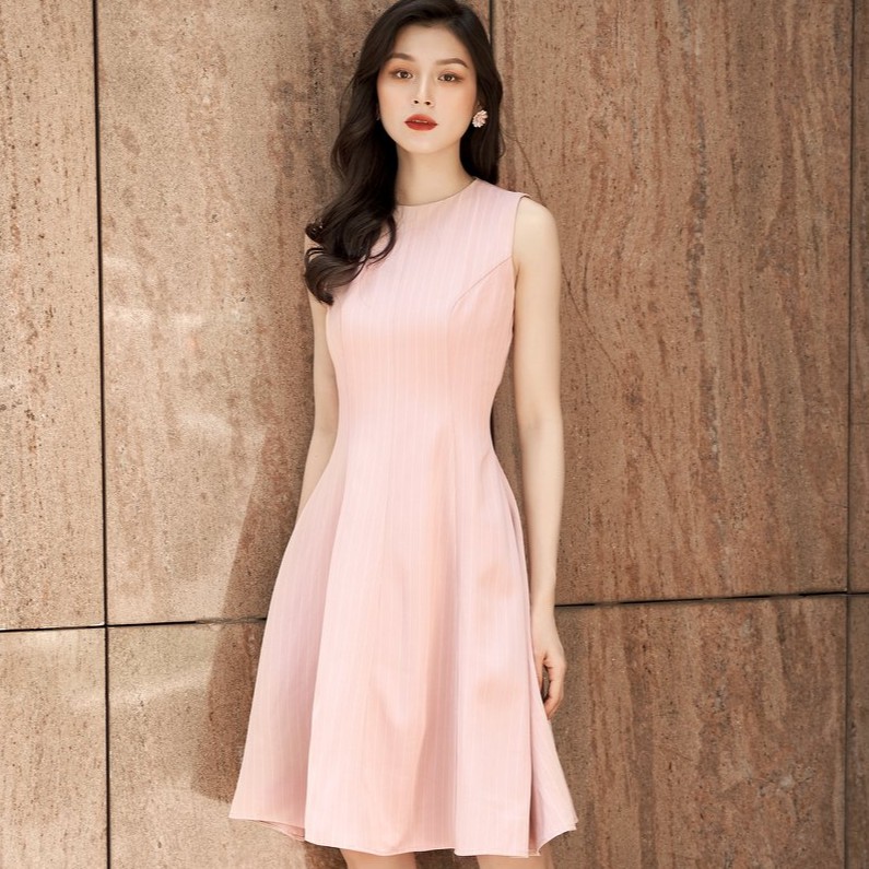 OLV - Đầm sọc Lavender