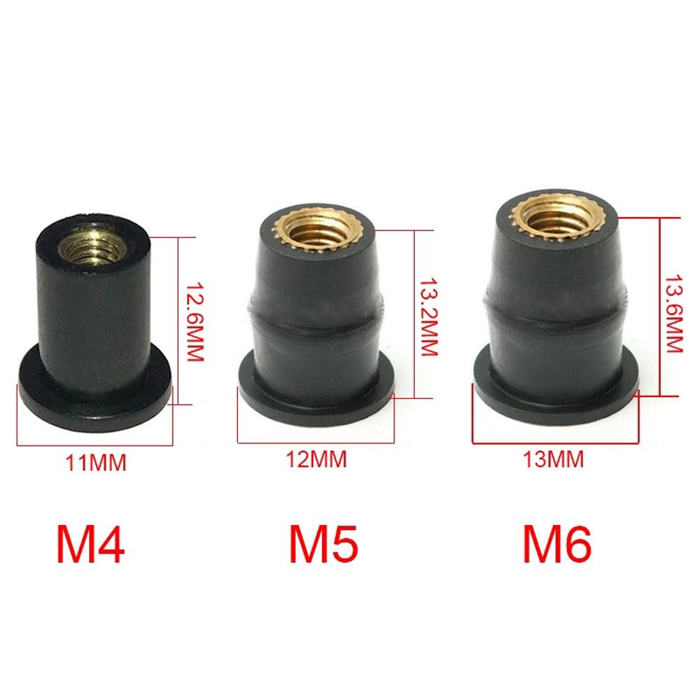 HONDA Chốt Cài Kính Chắn Gió 4 / 5 / 6mm M4 / M5 / M6 Chuyên Dụng Cho Xe Mô Tô Suzuki