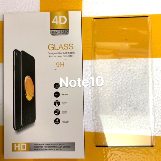 Kính Cường Lực 4D full Màn Galaxy Note 10 cao cấp
