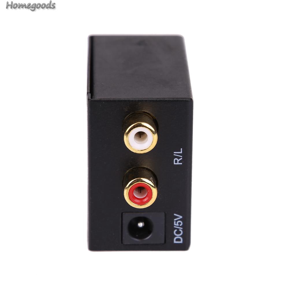 Bộ Chuyển Đổi Âm Thanh Đồng Trục Quang Học Toslink Sang Analog Rca L/R 1 Cái