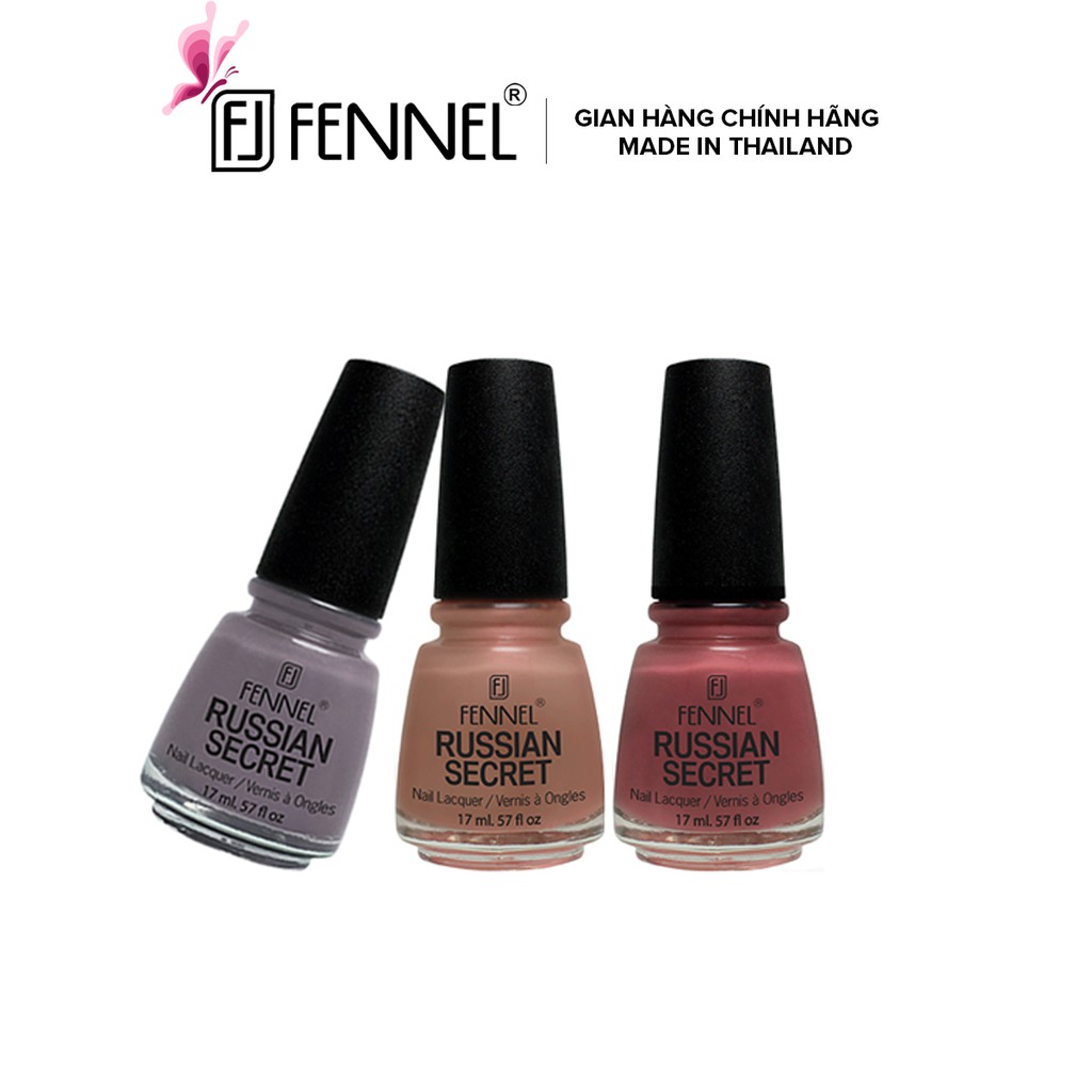 Sơn móng màu nước Fennel Russian Secret Nail Polish 17ml