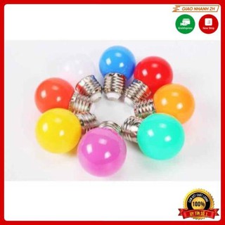Bóng led chanh 1w nhiều màu, bóng led trang trí sân vườn, quán khuyến mại shjop mới