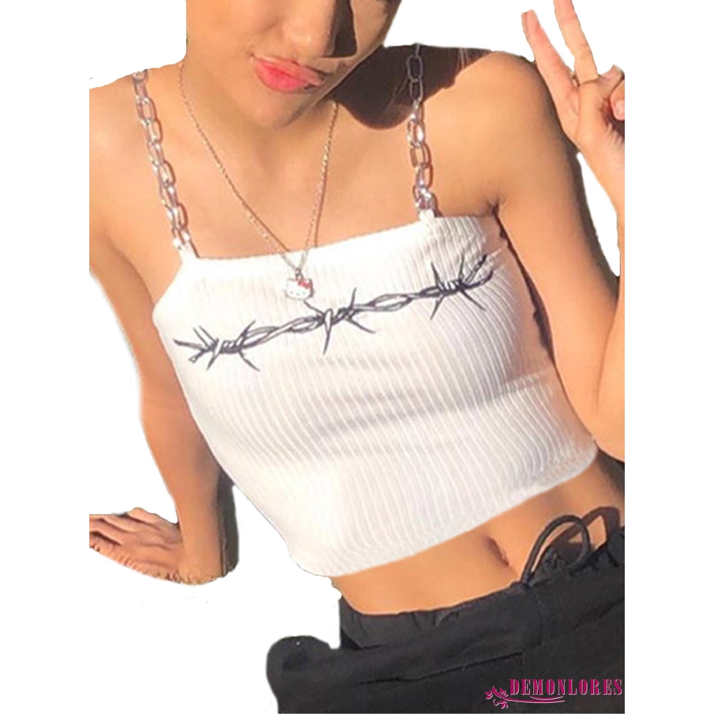 Áo ngắn hai dây kiểu dáng quyến rũ thời trang dành cho nữ