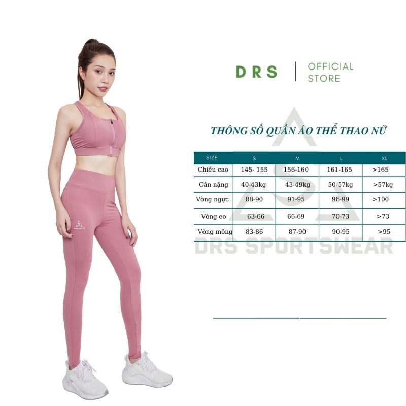 QUẦN ÁO TẬP GYM  NỮ DRS✸ FREE SHIP ✸BỘ ĐỒ THỂ THAO DRNCB02 THIẾT KẾ MỚI LẠ TÔN DÁNG XINH