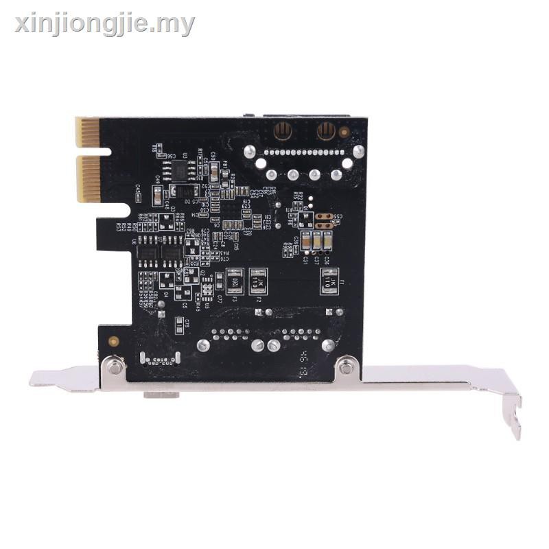 Bộ Chuyển Đổi Pcie Pci Express Sang Usb 3.1 Type-C 2 Cổng 3.0 Type-A Thẻ | BigBuy360 - bigbuy360.vn