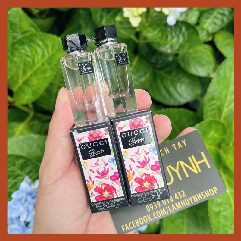 Nước hoa mini GUCCI FLORA GORGEOUS GARDENIA EDT 5ml