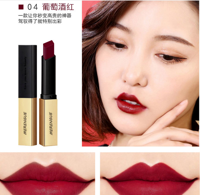 (Hàng Mới Về) Son Lì Dưỡng Ẩm Lâu Phai Thiết Kế Vỏ Son Màu Vàng Đồng Sang Trọng | BigBuy360 - bigbuy360.vn