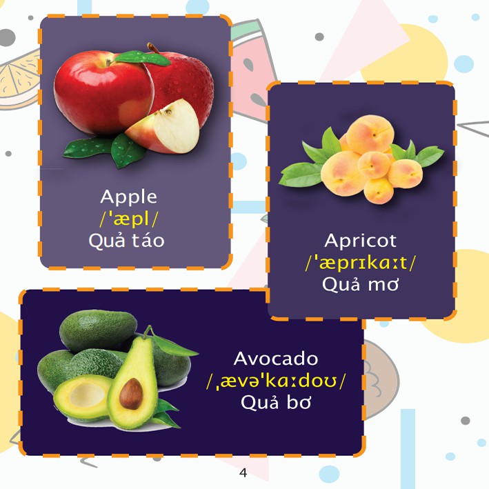 Sách - My First Book Of Fruits And Vegetables - Cuốn Sách Đầu Tiên Cho Bé Chủ Đề Rau, Củ, Quả