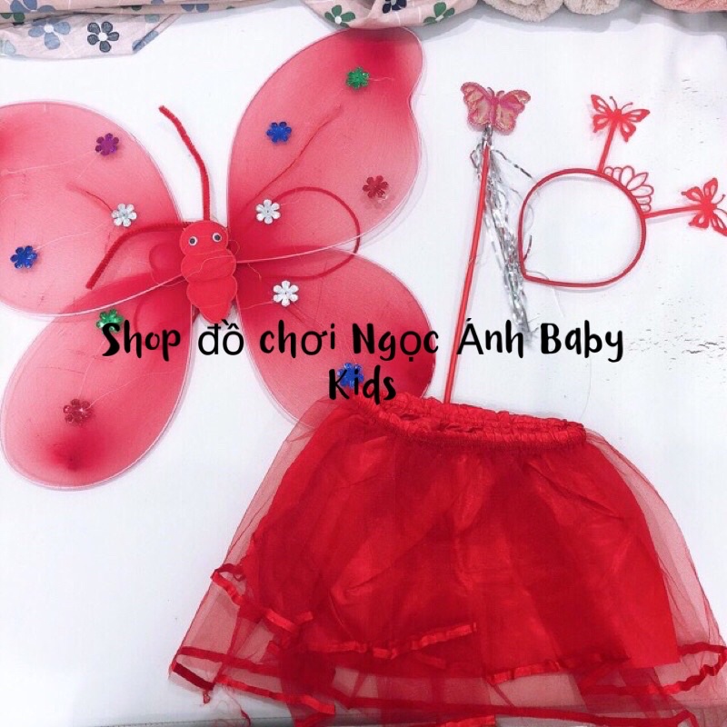 Bộ đồ chơi cánh bướm hóa trang cho bé dịp trung thu và halloween