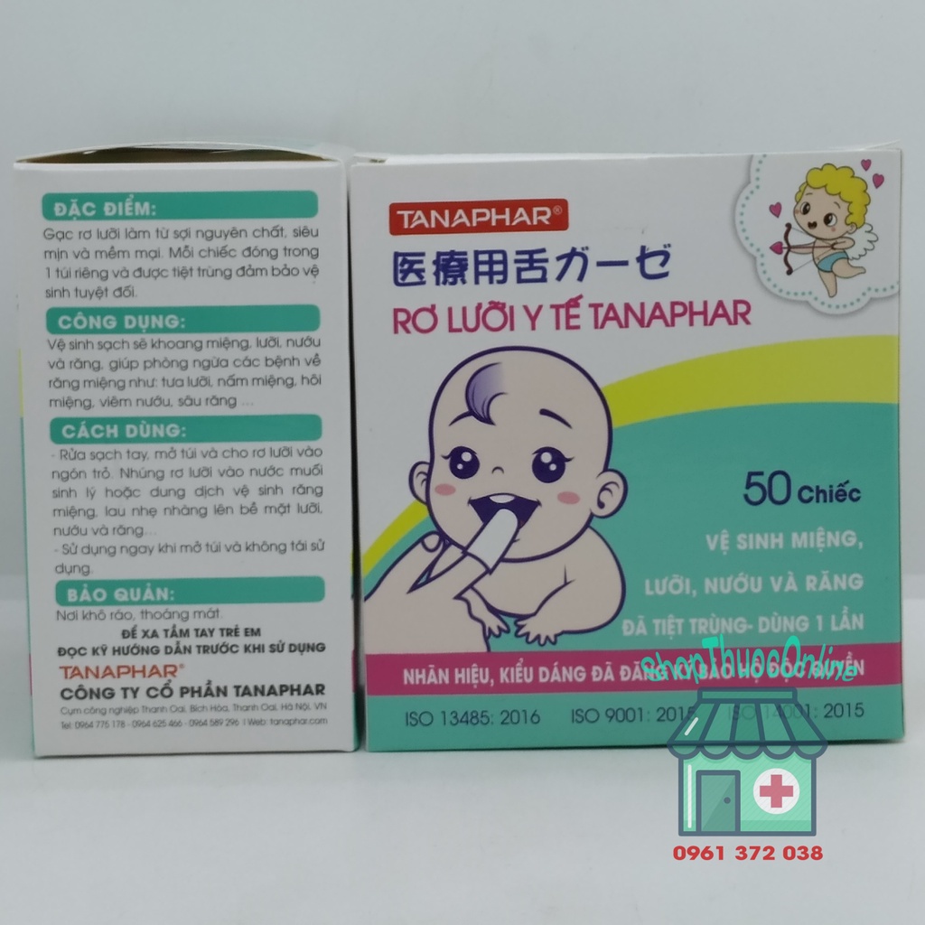 RƠ LƯỠI Y TẾ TANAPHAR hộp 50 chiếc