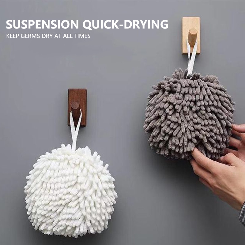 1pc Treo Khăn Tay Đồ Nhà Bếp Phụ Kiện Phòng Tắm Mềm Mại Sang Trọng Khăn Treo Khăn Lau Nhanh Cho Tay Khô Khăn Lau Bóng