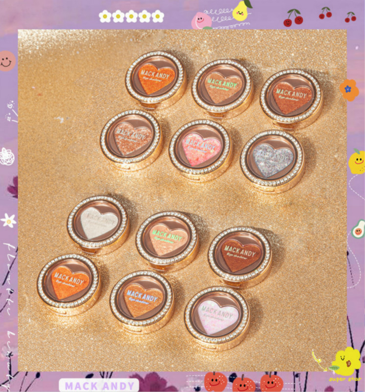 (Hàng Mới Về) Phấn Mắt Mack Andy Kim Cương Đơn Sắc Sáng Bóng Lấp Lánh | BigBuy360 - bigbuy360.vn