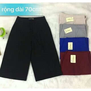 Quần lửng ống rộng (dài 70cm)
