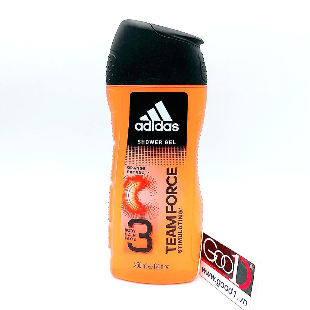 DẦU GỘI SỮA TẮM SỮA RỬA MẶT 3 IN 1 ADIDAS 400ML