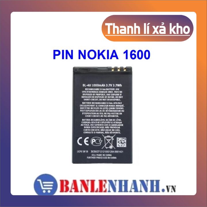 PIN NOKIA 1600