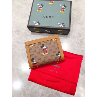 ví mini nữ da thật cao cấp Gucci mickey